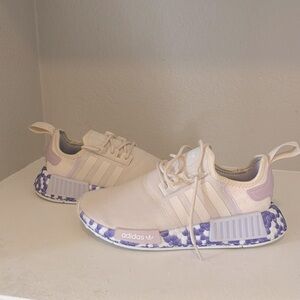 Adidas Originals Women's NMD_R1 'Color Splash Wonder White Purple Tint' Women's.